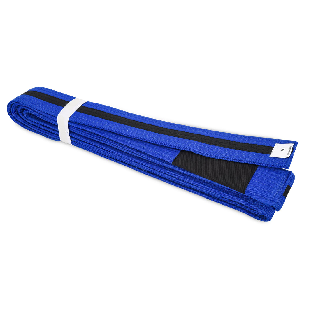 BJJ Blue Belt with Black Stripe