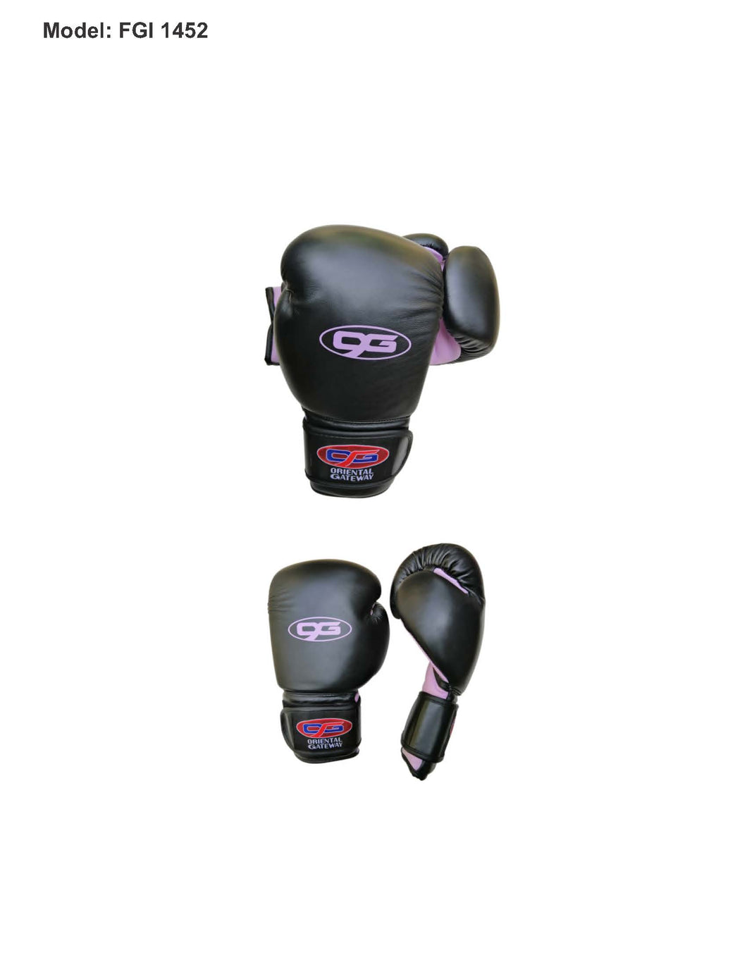 Boxing Gloves - Black/Purple