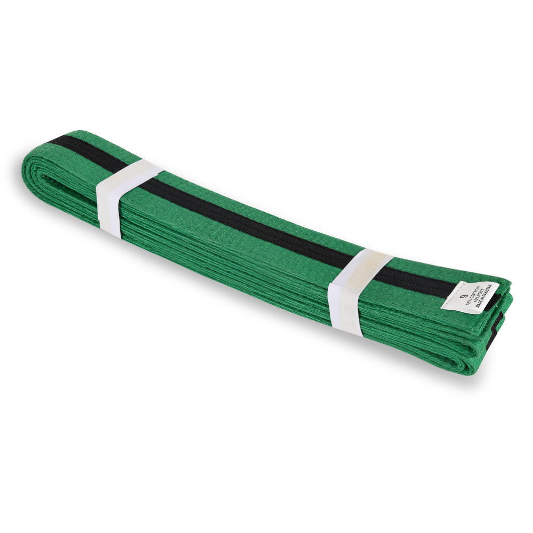 Green Belt with Black Stripe