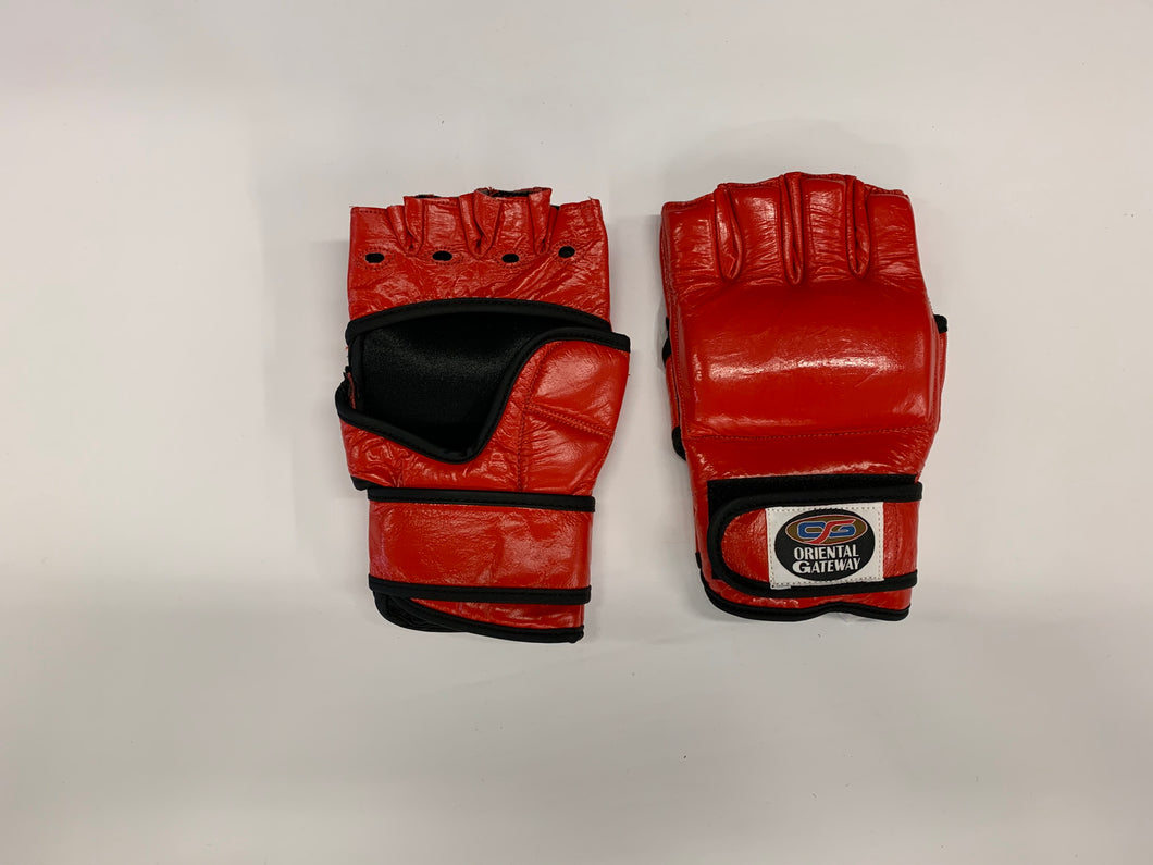 MMA Training Gloves - Red/Black