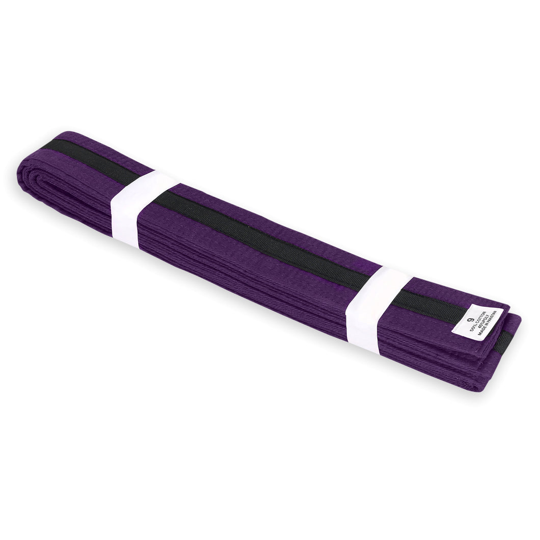 Purple Belt with Black Stripe