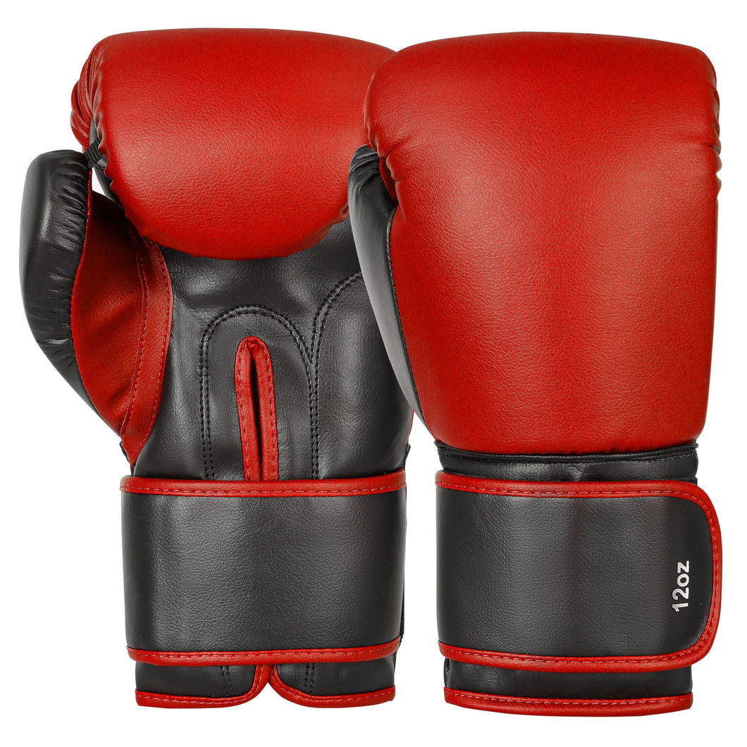 Economic Boxing Gloves - Red/Black