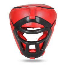 Load image into Gallery viewer, Head Guard with Removable Face Shield - Red
