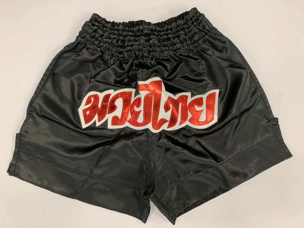 Muay Thai Short - Black/Red