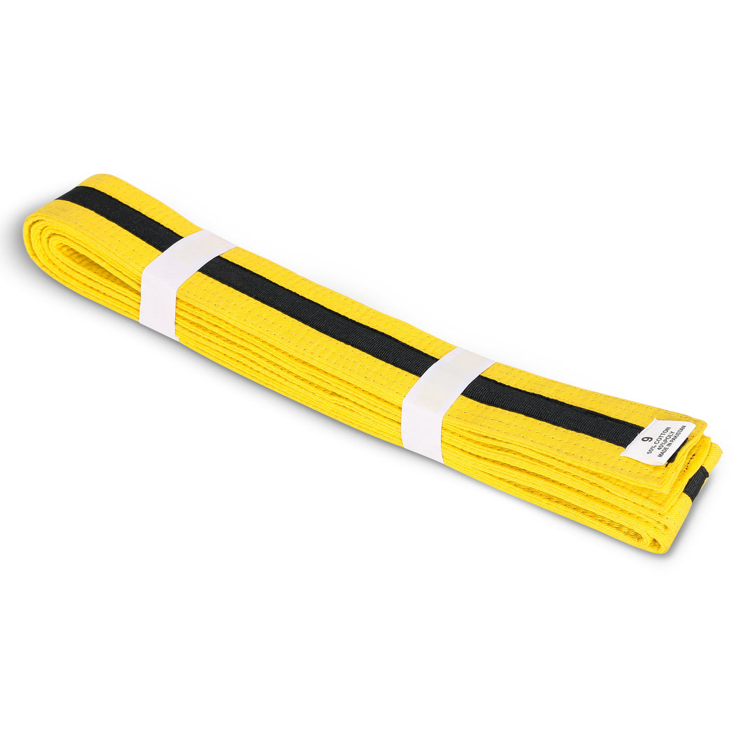 Yellow Belt with Black Stripe