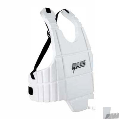 ProForce Lightning Foam Chest Guard - White